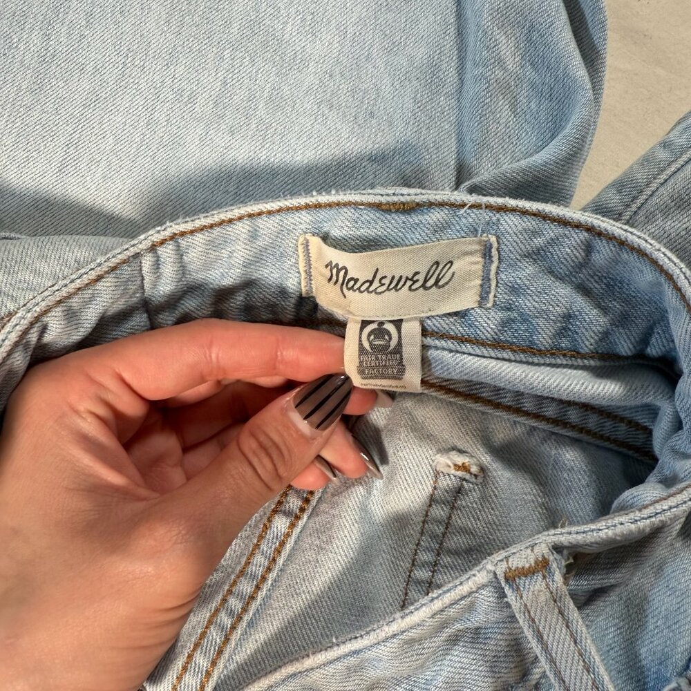 Madewell 5 Pocket The Curvy Perfect Vintage Light Wash High Rise Jeans Size 26 - Picture 4 of 11